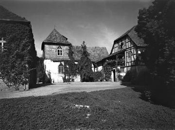 Gut Haus Abbenburg, Burganlage von der Hofseite