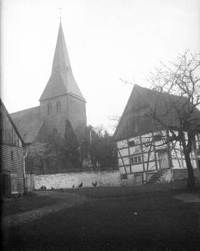 Ev. Pfarrkirche St. Pantaleon, frühgotische Hallenkirche, um 1930?
