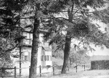 Torhaus (Teilansicht, erb. 161, Renaissance) des einstigen Wasserschlosses Haus Bisping, Geburtsort des Fürstbischofes Christoph Bernhard von Galen, um 1930?