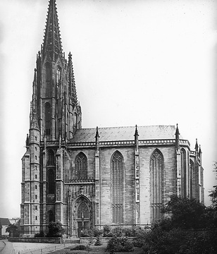 Evangelische Pfarrkirche St. Maria zur Wiese, ca. 1913.