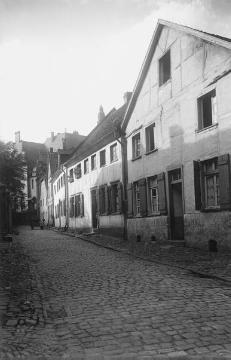 Ortskern Recklinghausen: Die Turmstraße 1917. Vergleichsaufnahme von 2012 siehe Bild 11_3083.
