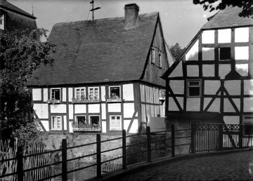 Fachwerkhaus am Loerbach, um 1940?