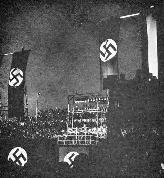 Tag der Arbeit: Kundgebung am Tempfelhofer Feld in Berlin, 1. Mai 1933