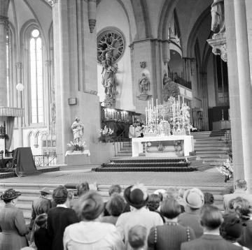 Liborifest, Gottesdienst im Dom: Blick zum Altar