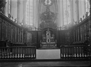 Richard Schirrmann, Westfront 1914-1918, Elsass: Kloster Marmoutier, Abteikirche Saint Martin, Maursmünster (frz. Marmoutier), undatiert