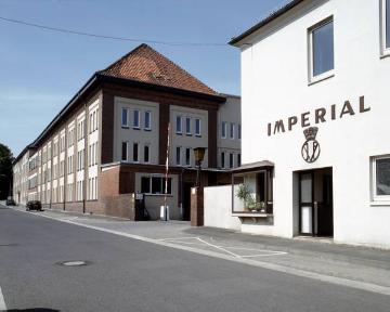 Imperial-Werke: Produktion von Küchenherden und Großküchenanlagen (Werkseingang Installstraße)