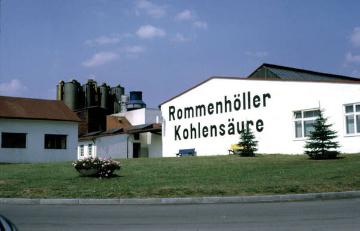 Die Rommenhöller-Werke in Herste, größtes Werk für die Förderung und Verflüssigung von Kohlensäure auf dem europäischen Kontinent