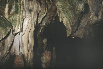 Tropfsteinformation in einer Höhle bei Warstein