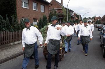 Festzug 850-Jahrfeier Nordwalde 2001: Der Männergesangsverein Rheingold Nordwalde (gegr. 1926)