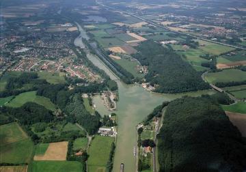 Mittellandkanal und Dortmund-Ems-Kanal bei Bevergern-Bergeshövede