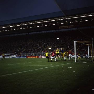 Fußballspiel Borussia Dortmund gegen S.C. Freiburg im Westfalen-Stadion (ab Ende 2005 Signal Iduna Park)