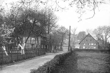 Dorfstraße in Kirchhellen-Feldhausen nahe Dorsten, 1915?