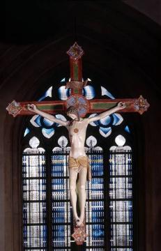 St. Johannes d. T.-Kirche, Chor: Gotisches Kruzifix,