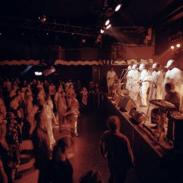Afrikanische Musikgruppe "King Sunny Ade" im "Live- Station", Diskothek im Hauptbahnhof