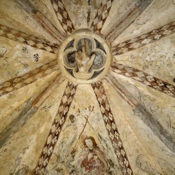Ehem. Augustinerkloster Dalheim (1264-1803): Gewölbemalerei im östlichen Kreuzgang