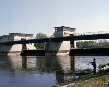 Weser-Wehr bei Schlüsselburg