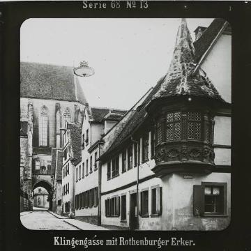In Rothenburg ob der Tauber, Diaserie, undatiert