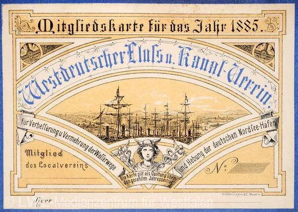 03_3590 Hafeneinweihung Münster 1899 - Aus dem Festalbum des Vereins der Kaufmannschaft zu Münster (Leihgabe)