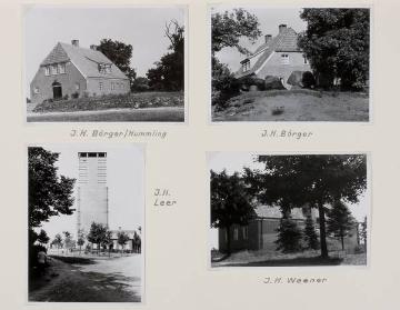 Die Jugendherbergen in Börger, Leer und Weener, in: Fotoalbum "Jugendherbergen des Landesverbandes Unterweser-Ems", gewidmet Richard Schirrmann 1954