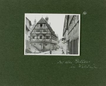 Fotoalbum Richard Schirrmann: Rathaus Walldürn - Eindrücke einer Schulungswoche für Jugendherbergseltern in Walldürn 1932