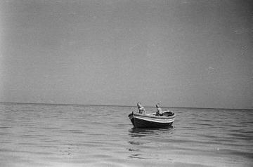 Am Strand - Urlaubsimpressionen aus Kalkhorst an der Ostsee zwischen Lübeck und Wismar (Mecklenburg), um 1935