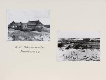Jugendherberge der Nordseeinsel Norderney, in: Fotoalbum "Jugendherbergen des Landesverbandes Unterweser-Ems", gewidmet Richard Schirrmann 1954