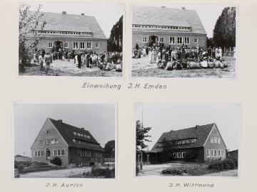 Die Jugendherbergen in Emden, Aurich und Wittmund, in: Fotoalbum "Jugendherbergen des Landesverbandes Unterweser-Ems", gewidmet Richard Schirrmann 1954
