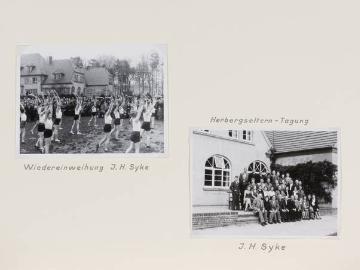 Jugendherberge Syke, Landkreis Diepholz, in: Fotoalbum "Jugendherbergen des Landesverbandes Unterweser-Ems", gewidmet Richard Schirrmann 1954