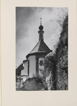 Kath. Pfarrkirche in Blieskastel (Saarland) - Motiv aus einem Fotoalbum des Jugendherbergswerkes Saarland für Richard Schirrmann zum 80. Geburtstag 1954, Fotografien von Joachim Lischke, undatiert