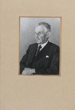 Verbandsvorsitzender? In: Fotoalbum "Jugendherbergen in Bayern" nach 1945, erstellt für Richard Schirrmann durch den Landesverband Bayern für Jugendwandern und Jugendherbergen e.V.