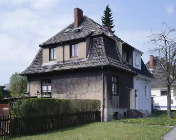 Doppelhaus in der Zechensiedlung Gladbeck-Brauck, zwischen 1906 und 1911 errichtete Wohnkolonie