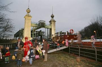 Kinderpogramm am Nikolaustag im Schiffshebewerk Henrichenburg, Westfälisches Landesmuseum für Industriekultur, Waltrop