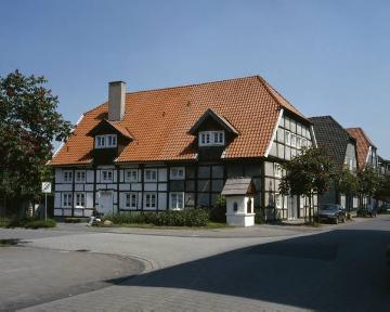 Fachwerkhaus Hellweg 23, erbaut 1459: ältestes Ackerbürgerhaus der Stadt