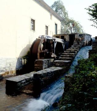 Schäferkämper Wassermühle, in Betrieb 1768-1933, heute Museum (Bad Westernkotten, Hockelheimer Weg)