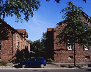 Arbeitersiedlung Rentfort in Gladbeck, Kirchhellener Straße, erbaut um 1900, Architekt: Karl Grupe - seit 1989 unter Denkmalschutz