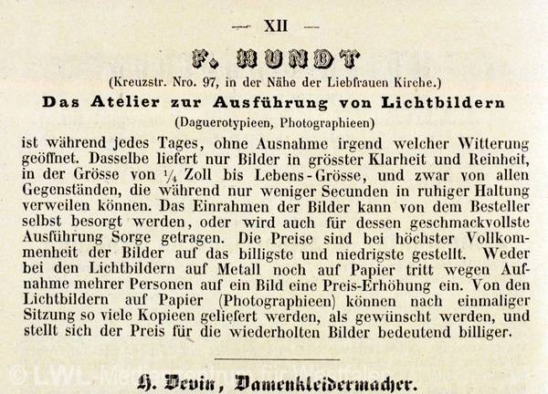 02_411 Aus privaten Bildsammlungen: Der Fotopionier Friedrich Hundt (1807-1887) - Slg. Schellen