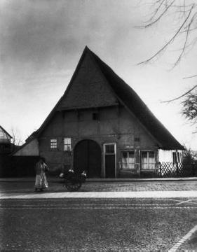 Fachwerkhaus am Mauritzsteinpfad, um 1910?