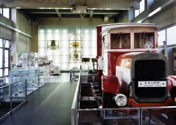 Brauerei-Museum Dortmund, eröffnet 2006 im historischen Maschinenhaus der ehemaligen Hansa-Brauerei: Historischer Lastkraftwagen der Union-Brauerei  von 1922