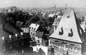 Blick über die Stadt, ca. 1913.