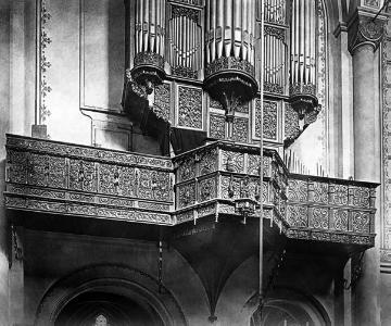 Orgelempore in der St. Marienkirche