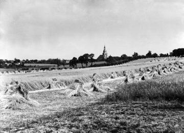 Feldflur am Fuße der Baumberge bei Nottuln, geschätzt um 1940