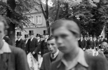 Nottuln, Juni 1949: Schützenfest der St. Antoni-Bruderschaft