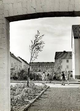 Bielefeld, Am Brodhagen: Genossenschaftssiedlung der Westfälisch-Lippischen Heimstätte, undatiert, um 1955?
