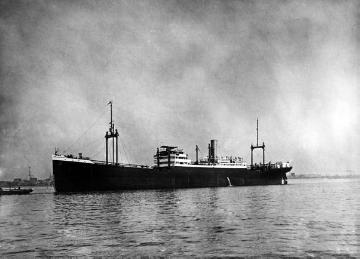 Motorfrachtschiff "Königsberg" der Reederei Norddeutscher Lloyd