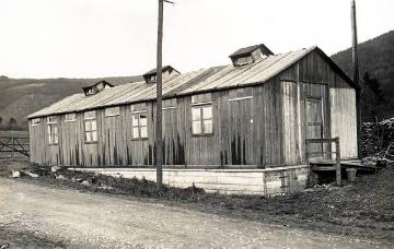 Meschede-Berge, Bergerhütte: Wohnbaracke der Gemeinde Calle, undatiert, 1920er Jahre