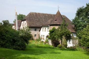 Ökonomiegebäude der Abtei Marienmünster, ehemaliges Benediktinerkloster (1128-1803), seit 1967 Passionistenkloster