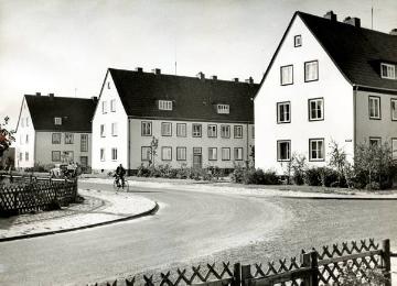 Neue Wohnsiedlung in Rheda, undatiert, um 1955