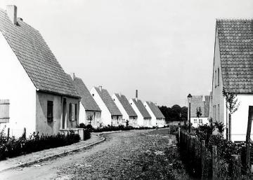 Soest, Kleinsiedlung Hattroper Weg Ecke Oelmüllerweg, undatiert, um 1955