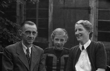 Familie Tombrock, Nottuln, Ende 1940er Jahre?