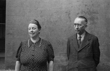Änne und Josef Havixbeck, Nottuln, Ende 1940er Jahre?